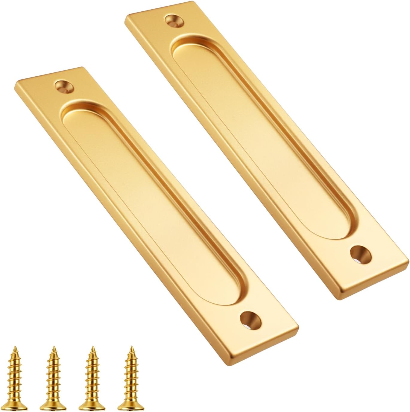 2 Tiradores Puerta Corrediza Aluminio para Armarios y Garaje