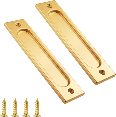 2 Tiradores Puerta Corrediza Aluminio para Armarios y Garaje