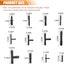 Kit 113 Pzas Conectores Vacío Tamaño T Reductor Nailon