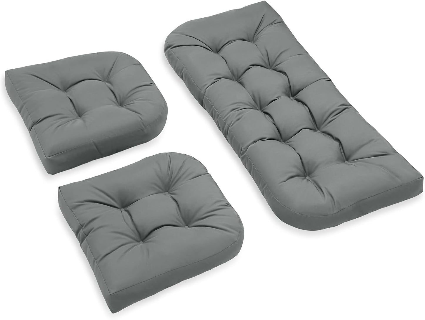 3 Pzas Cojines Antideslizantes para Muebles Exterior 4pulg