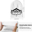 Gorro invierno unisex punto suave transpirable Negro