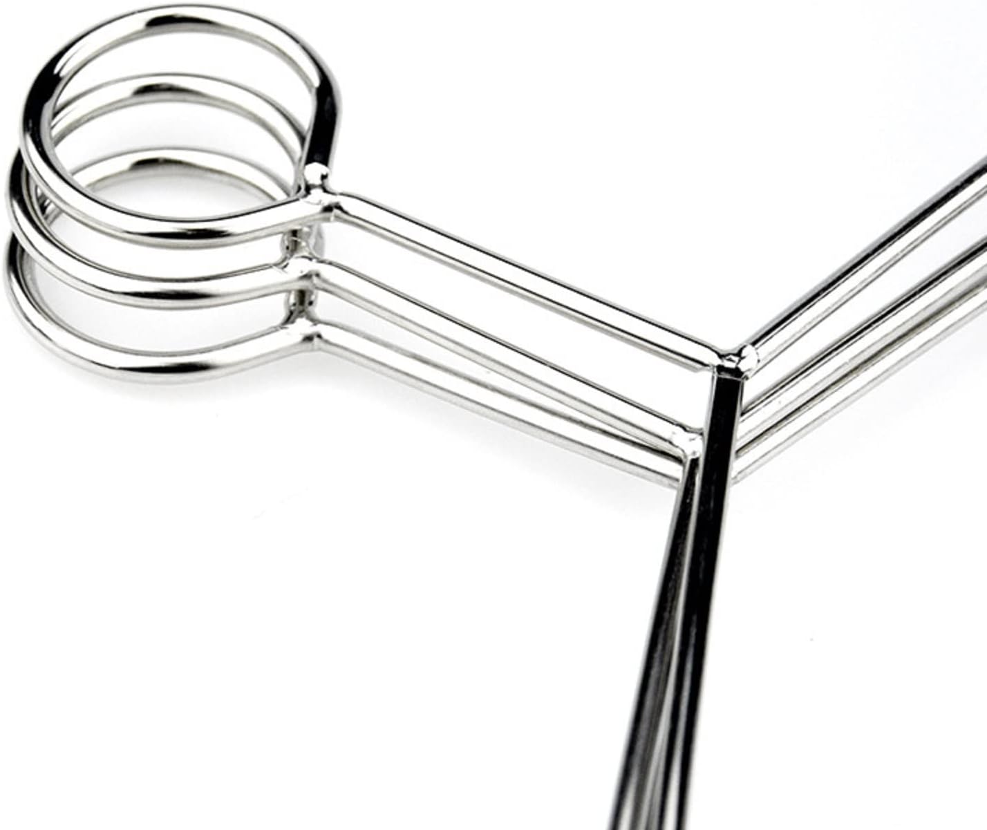 Perchas acero inox antirrobo para ropa hoteles y RV 10 Uds
