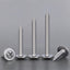 Tornillos madera #8x1-3/4 acero inox 410 autorroscantes 110uds