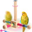 Perca loros soporte giratorio 360 cuerda sisal colorida