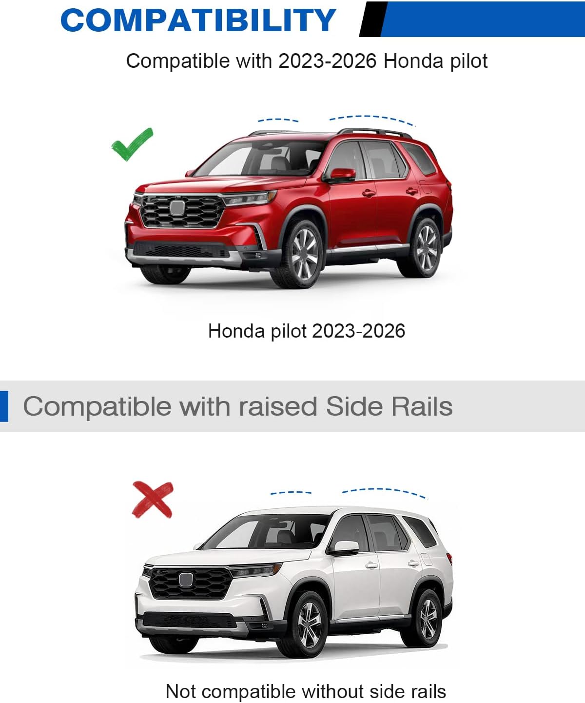 Barras portaequipajes techo con cerradura comp Honda Pilot