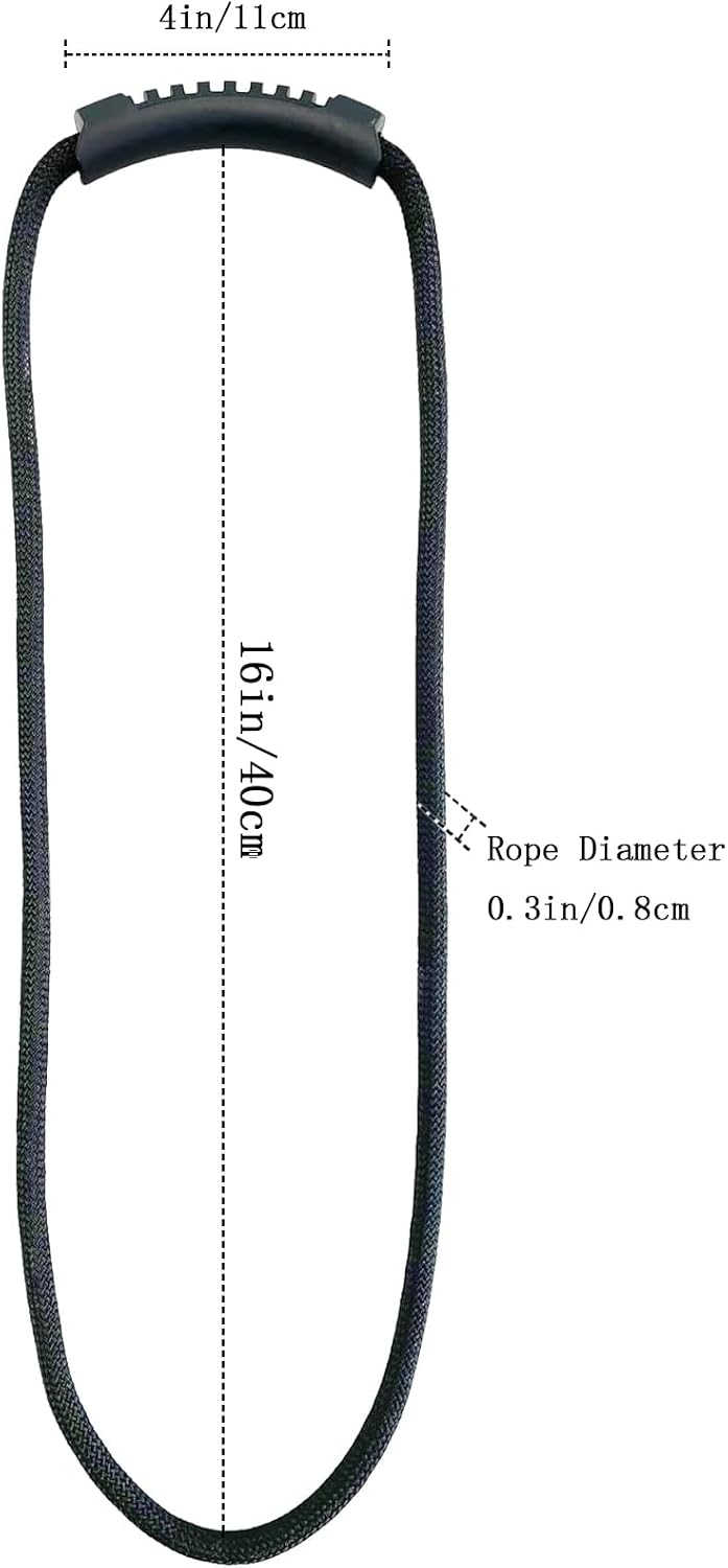 Correas almacenamiento cable extensión 16pulg con asa soporte vacío