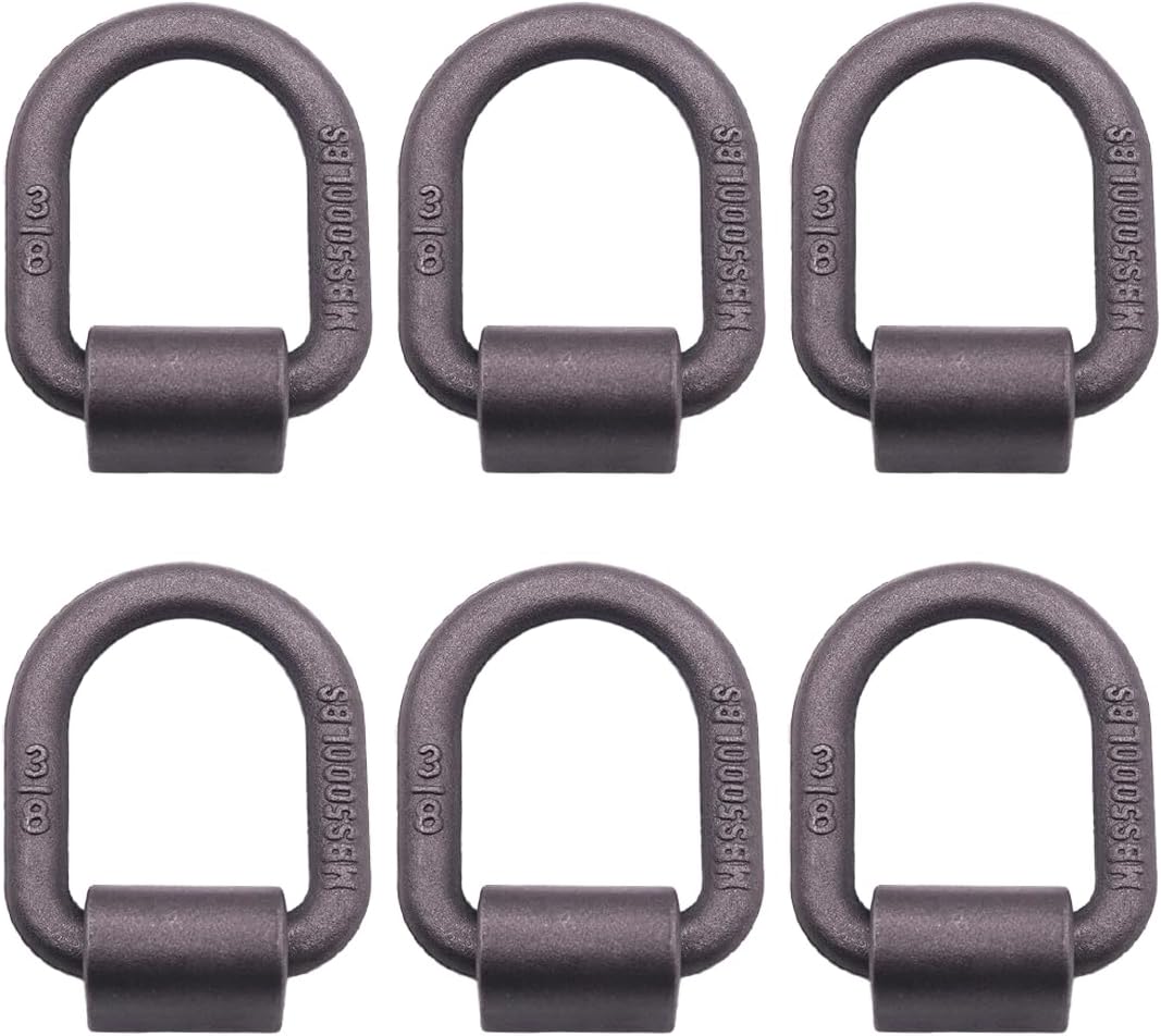 Ancla amarre anillo D forjado 5000 lbs pack 6