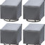 4 Fundas sillas patio impermeables 600D para clima todo tipo