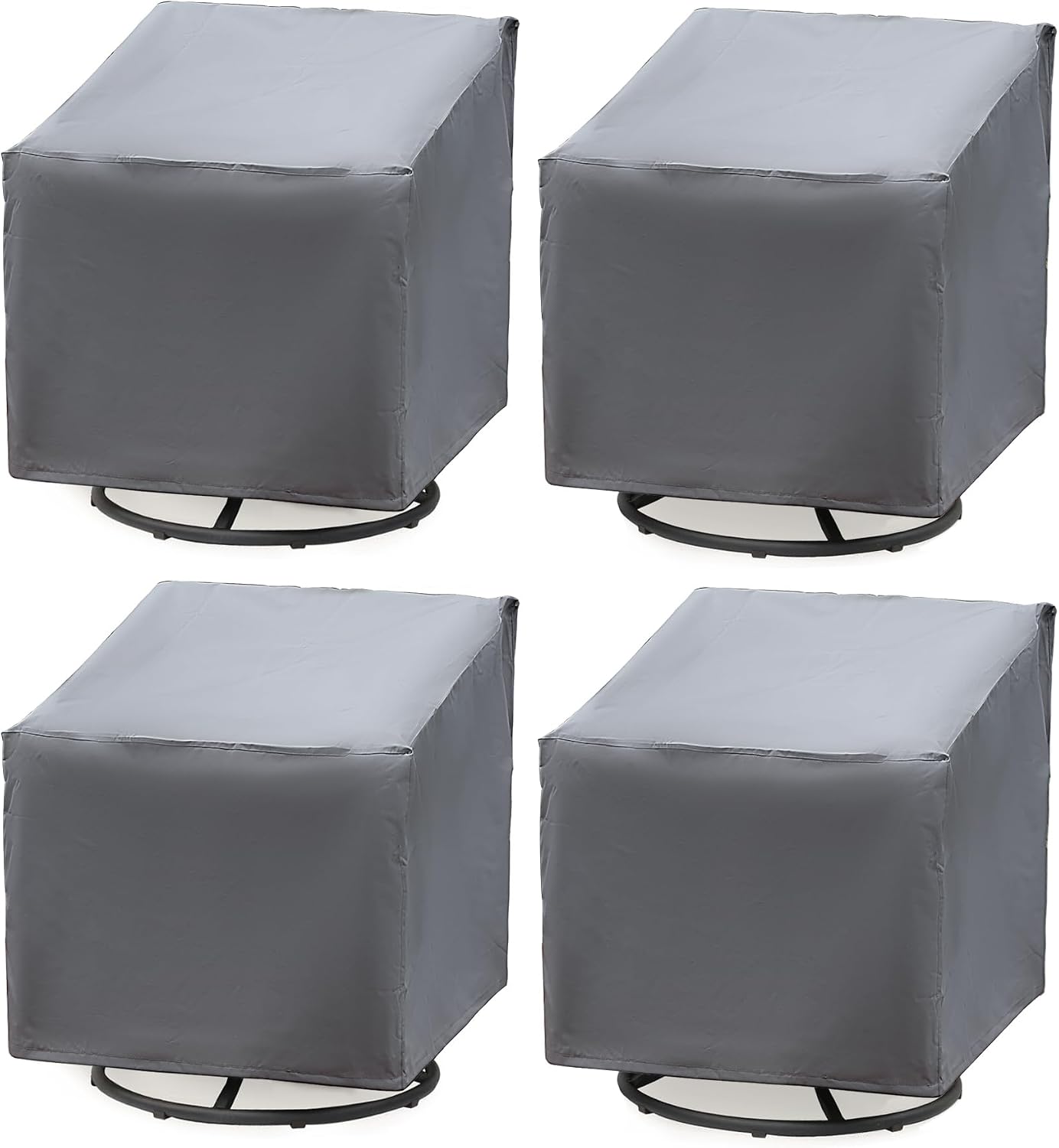 4 Fundas sillas patio impermeables 600D para clima todo tipo