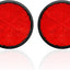 2 Pzas Reflectores Plástico M6 para Motocicleta Scooter