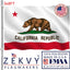 Bandera California 5x8 doble cara resistente con ojales