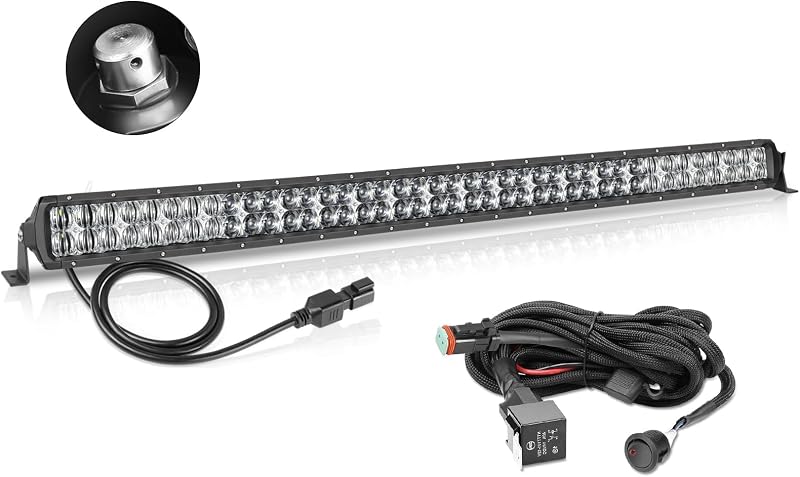 Barra luz LED 40" 400W lente 5D conducción todoterreno