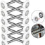 Rueda rodillos nailon puerta garaje 11 bolas 4pulg 12pzas