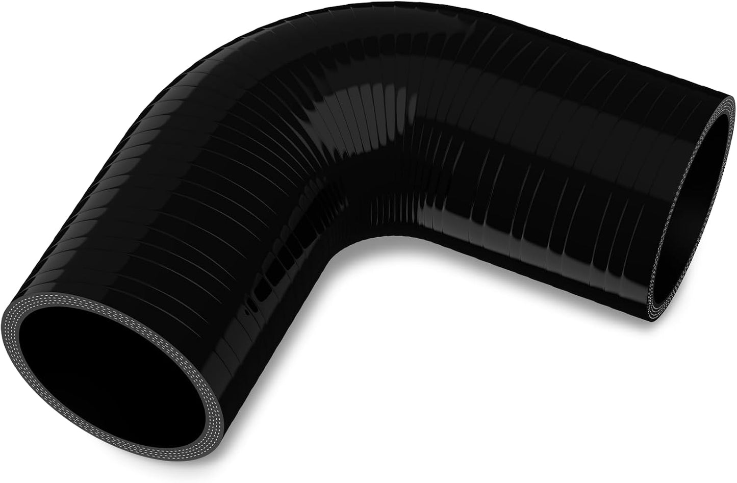 Acoplador codo 90 grados manguera silicona 2.25"
