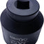 Socket impacto 3/4" 6 puntos acero Cr-V