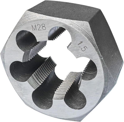 Hex. M28x1.5 muere hilo acero derecho
