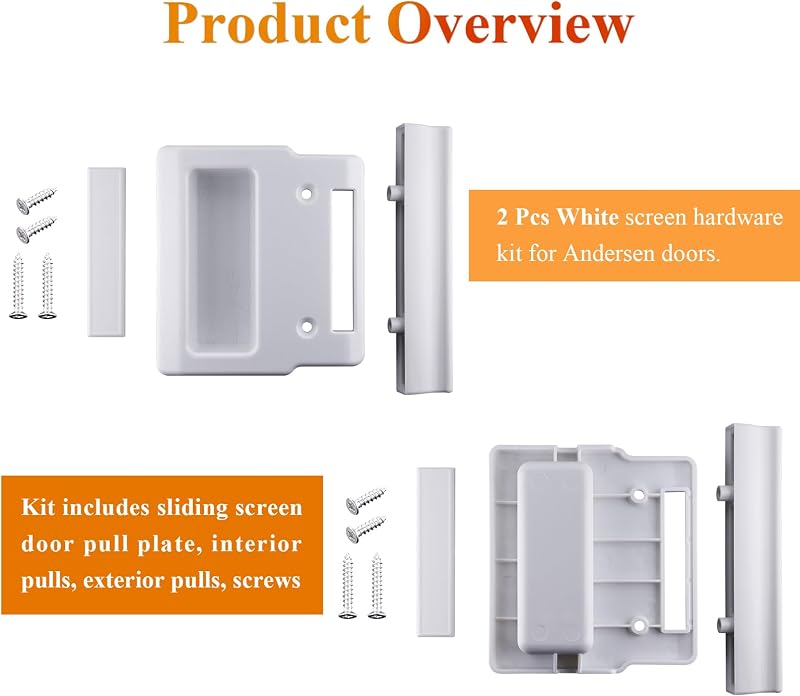 Kit herrajes puertas Andersen serie A madera francesa