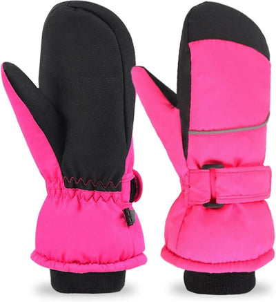 Guantes esquí niños impermeables invierno snowboard
