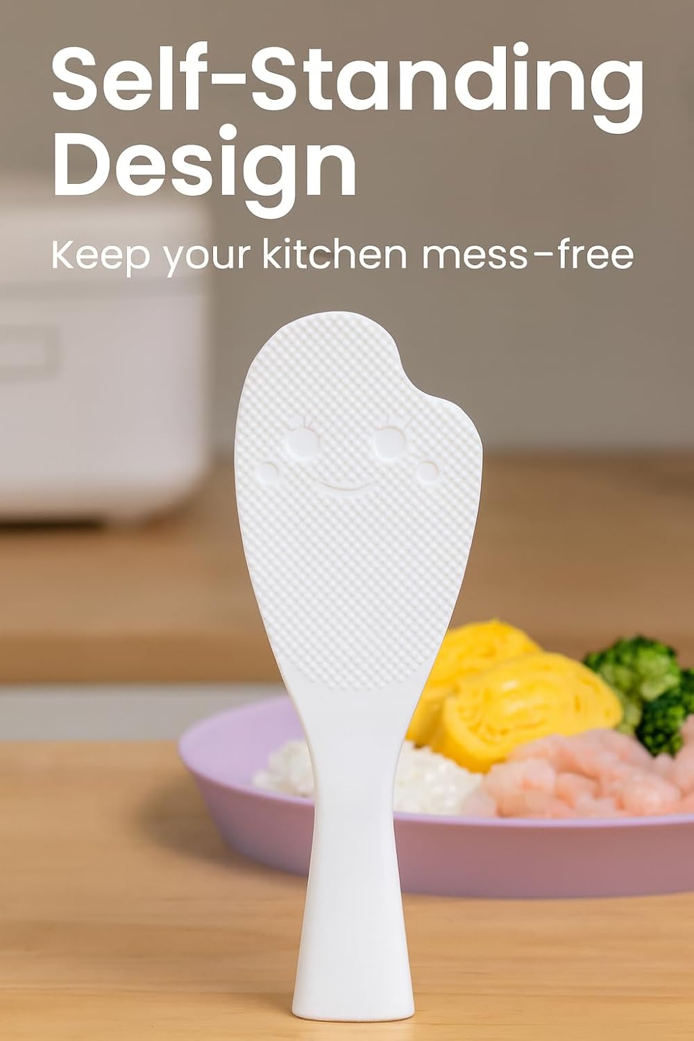 Juego paletas arroz 2 cucharas antiadherentes Bento Japón