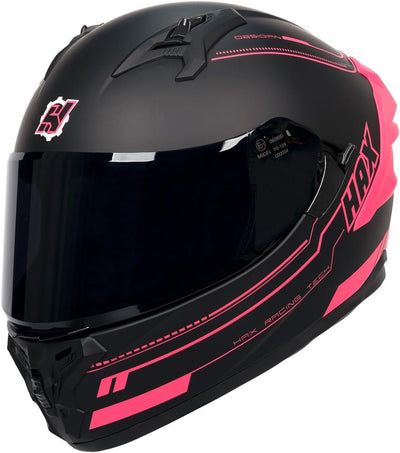 Casco Moto Visor Doble Adulto Obsidian Pro con Pinlock