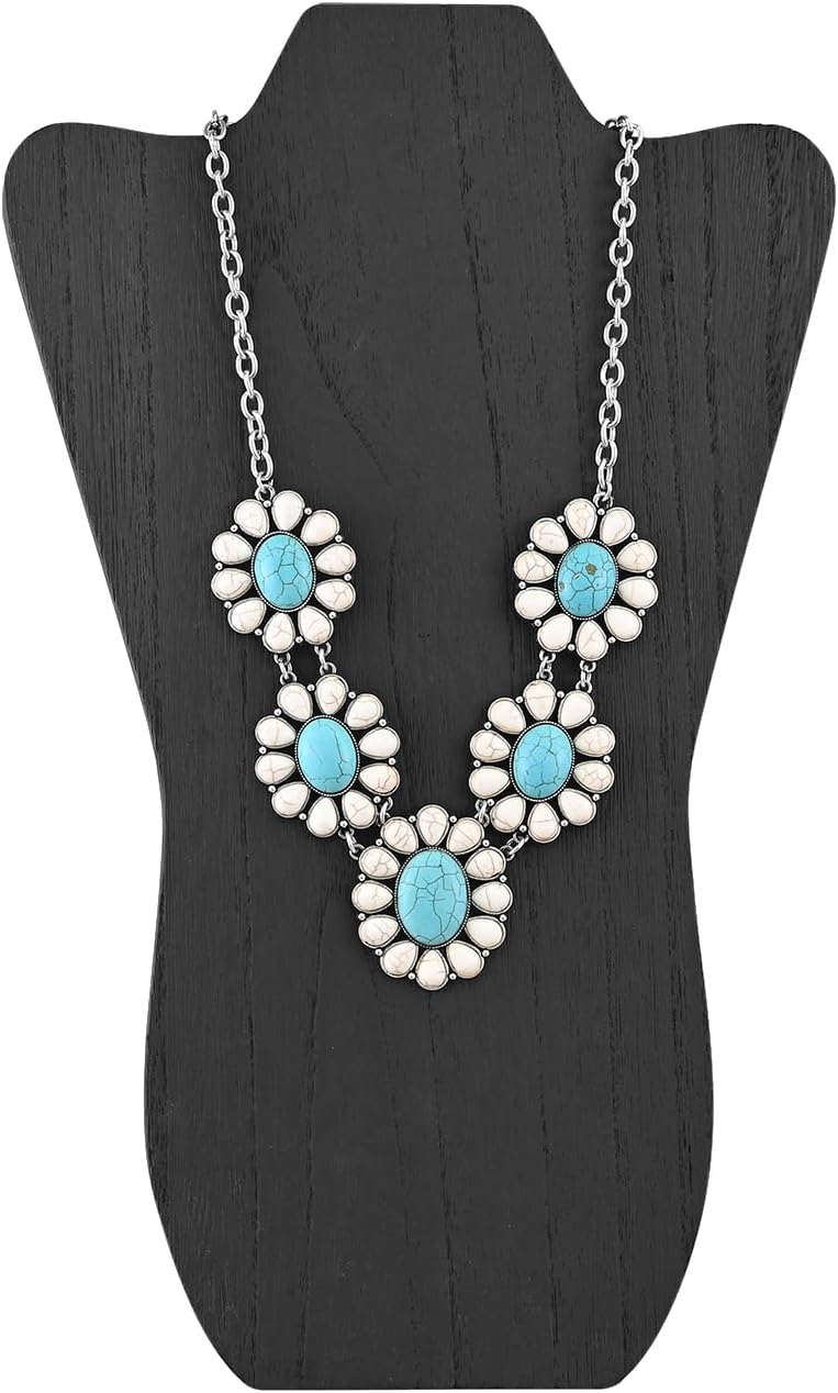 Set 2 Collares Caballete Madera Plegable Organiz. Negro