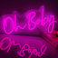 Logotipo LED reutiliz. para fiestas y hogar 5V