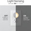 Luz nocturna enchufable LED sensor amanecer pack 10