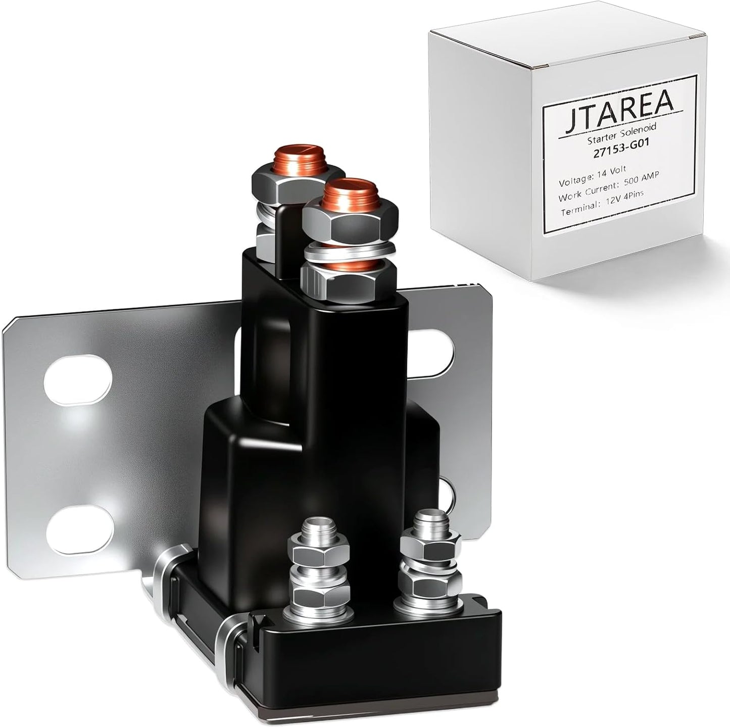 Solenoide arranque 4 terminales 14v para carrito golf Ezgo Txt