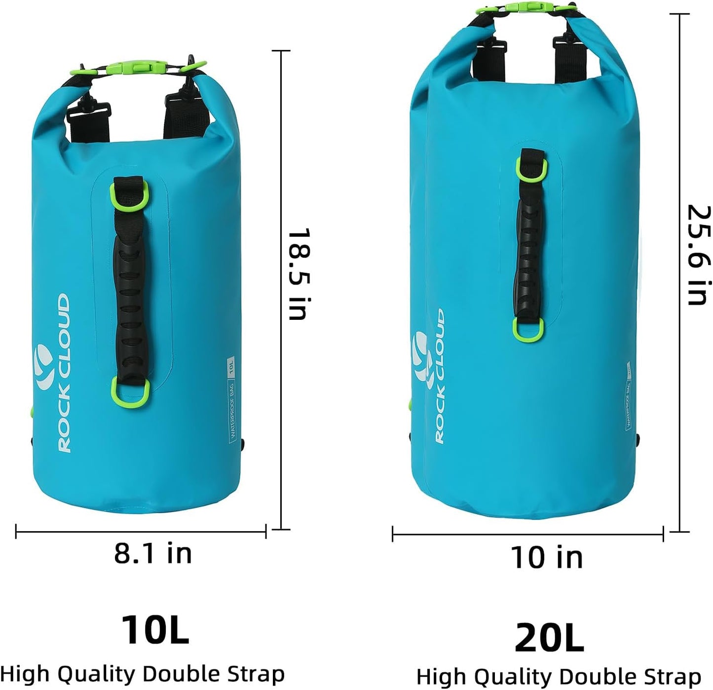 Bolsa impermeable 10L para kayak rafting camping