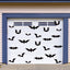 Murciélagos magnéticos decoración puerta garaje Halloween