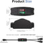 Cable extensión 2 vías 3 clavijas con interruptor NEMA 5-15P