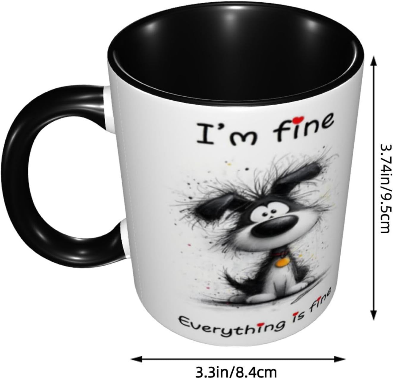 Taza café perros 11oz taza té cerámica regalo oficina hogar