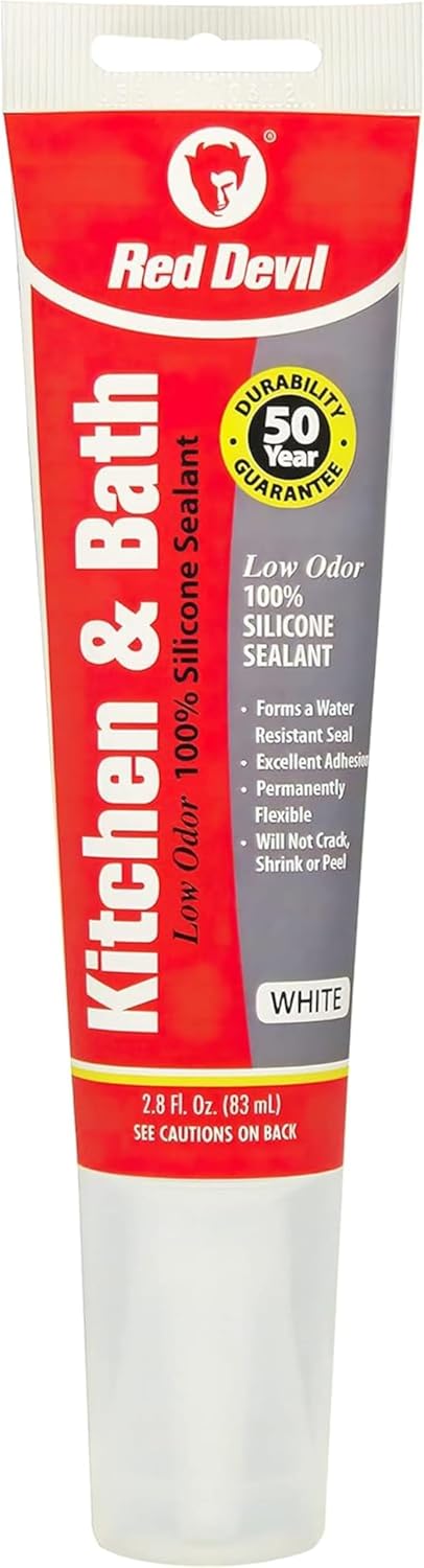 Sellador silicona bajo olor tubo 2.8oz blanco pack 12