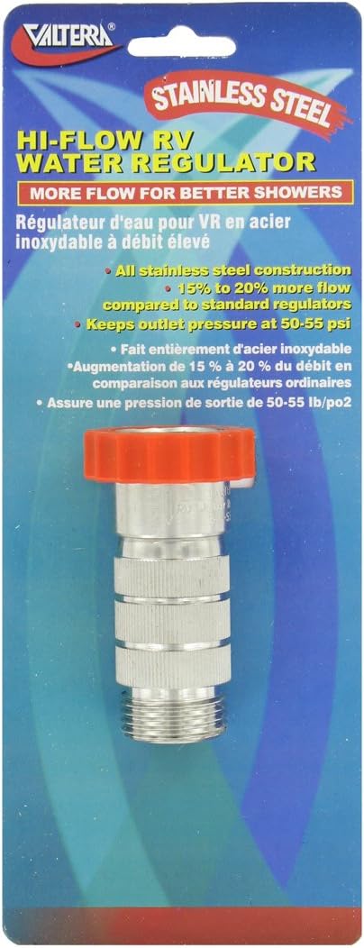 Regulador agua acero inox gran caudal