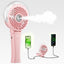 Ventilador de mano con niebla recargable 4000mAh 50ml
