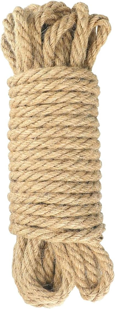 Cuerda yute gruesa resistente 0.315pulg x 50pies