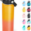 Botella agua acero inox 710ml doble pared sin BPA con pajita