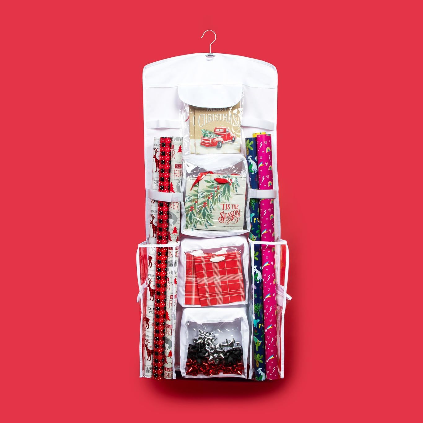 Organiz. bolsas regalo soporte blanco