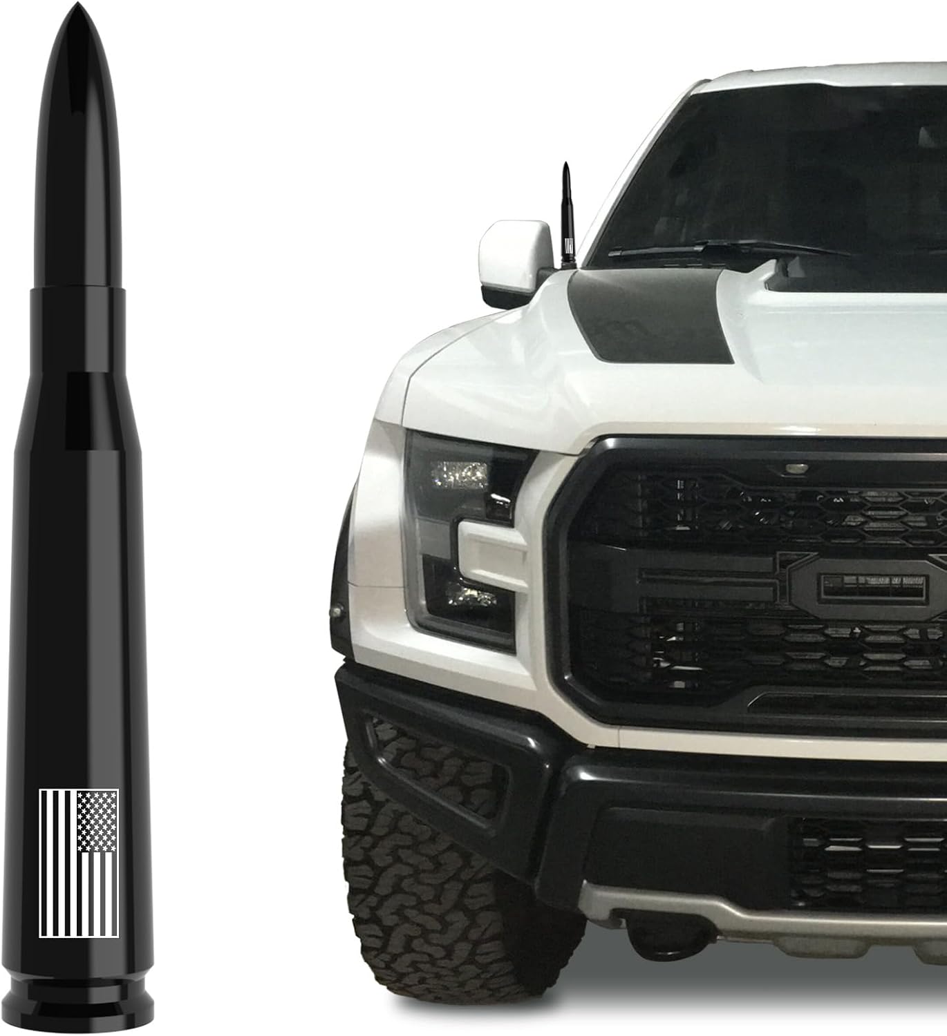 Antena bala bandera americana Ford F150 F250 Raptor