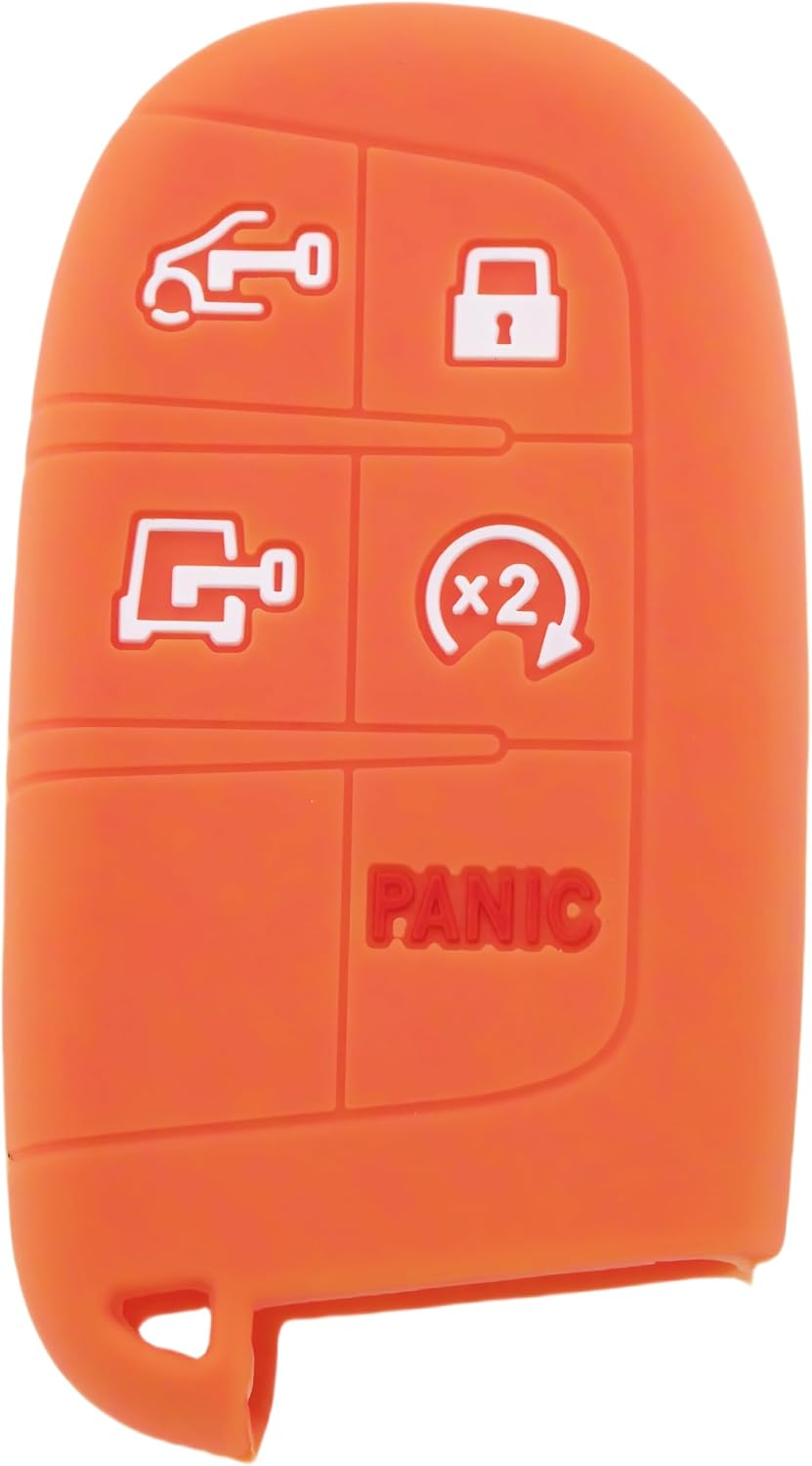 Funda llave silicona Ram ProMaster 2022-2025 5 botones naranja
