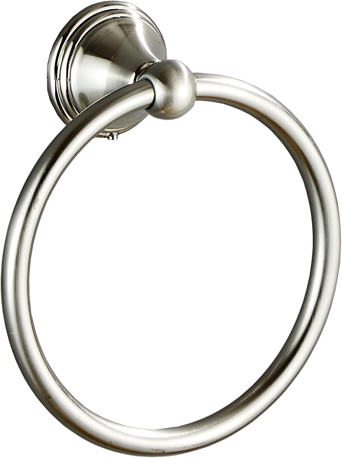 Anillo toalla níquel cepillado soporte pared baño