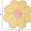 Alfombra redonda floral antiderrap sala dormitorio