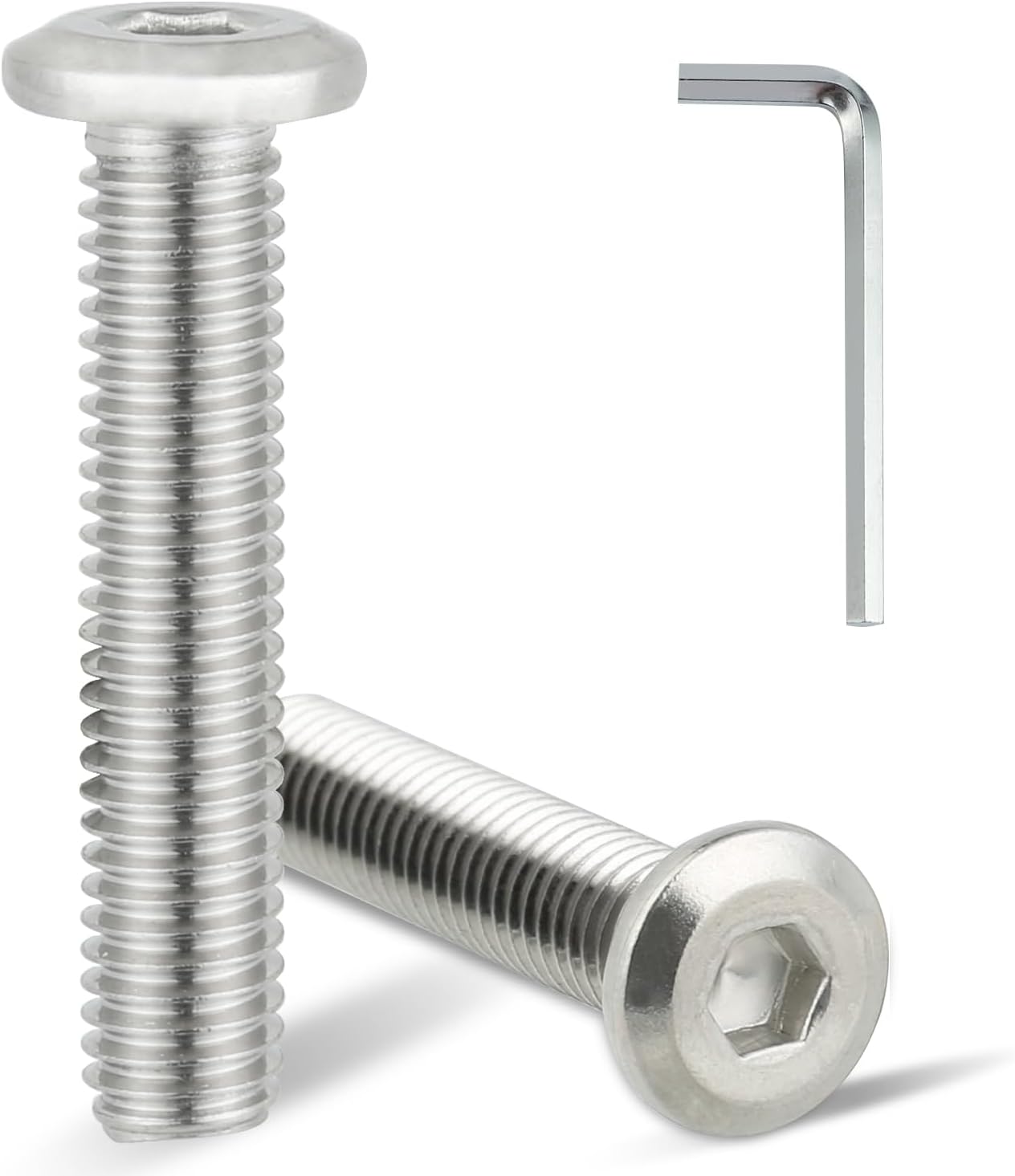 Tornillos hex M8 acero inox 304 18-8