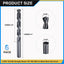 Broca Jobber 31/64pulg M2 acero nitrurado 135° negro pack 6