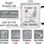 Taza de regalo divertida de pollo para hombres y mujeres