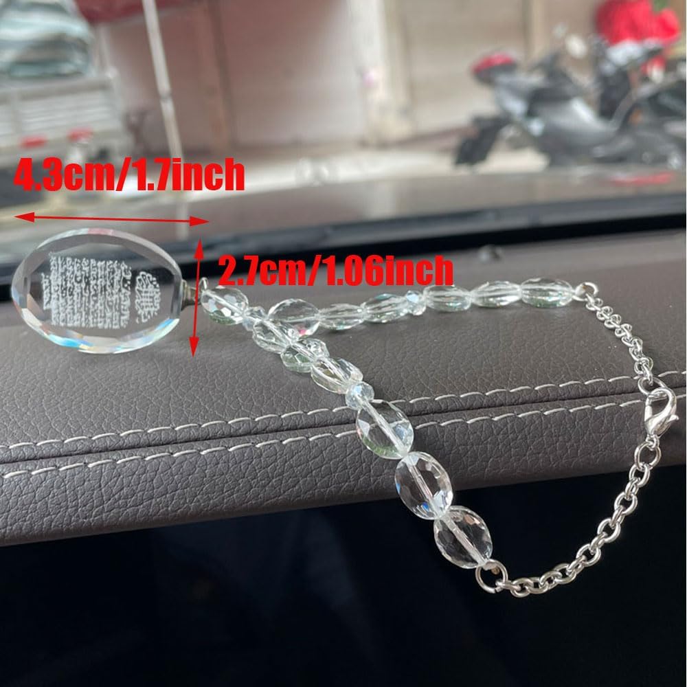 Cuentas de cristal colgante Ayatul Kursi coche