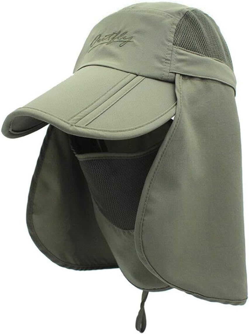 Sombrero pesca solapa cuello protección UV UPF50