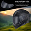 Visor protector casco T520 comp accesorios motocicleta negro