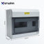 Caja distribución 12 vías IP66 impermeable riel DIN