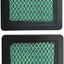 2 filtros aire para motor cortacésped Huaqvar Honda GCV160 GCV135